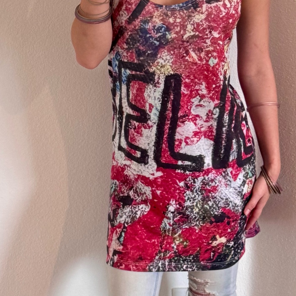 New❣️Believe Abstract Red Women's Top or Dress